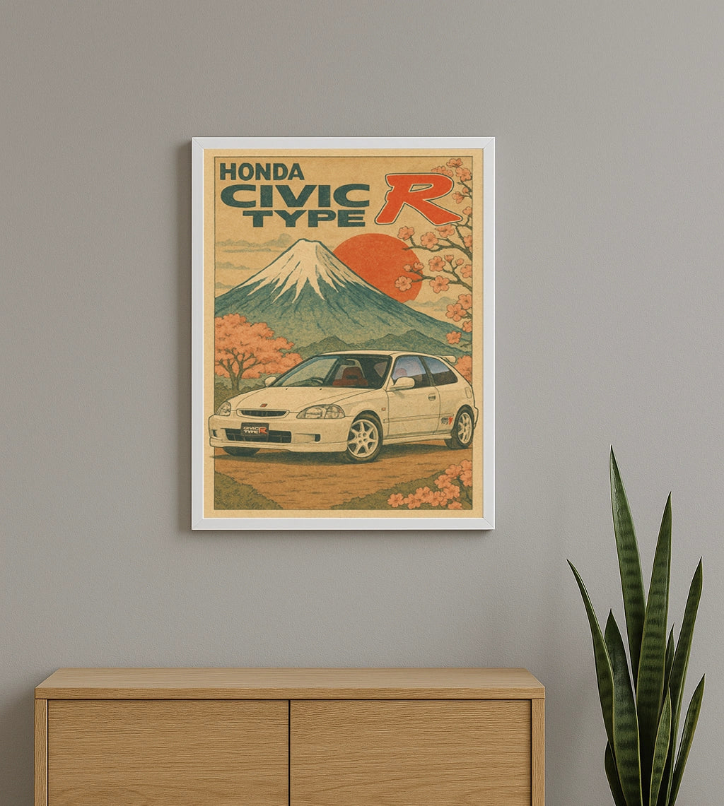 Plakat Honda Civic JDM