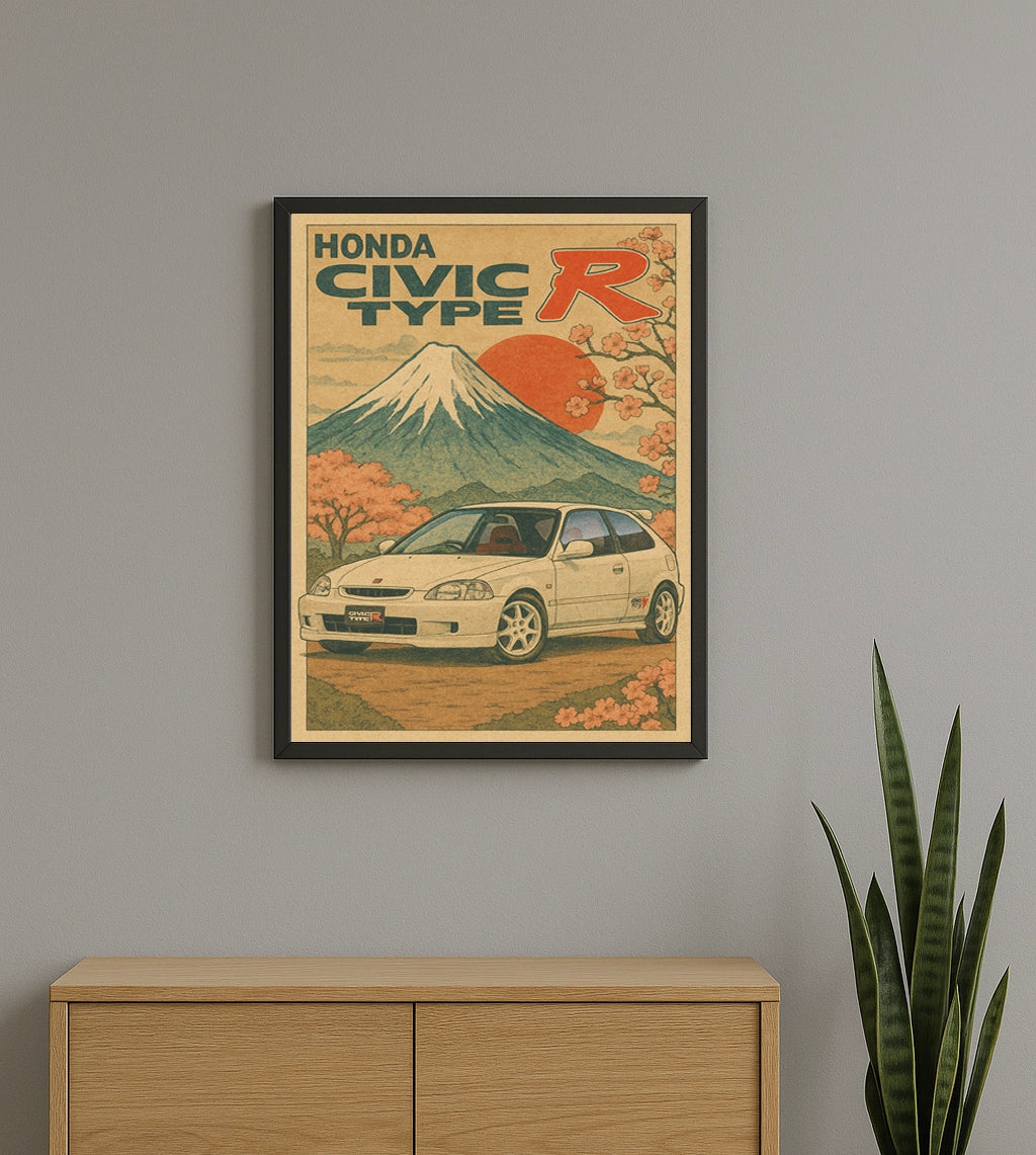 Plakat Honda Civic JDM
