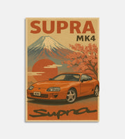Plakat Toyota Supra JDM