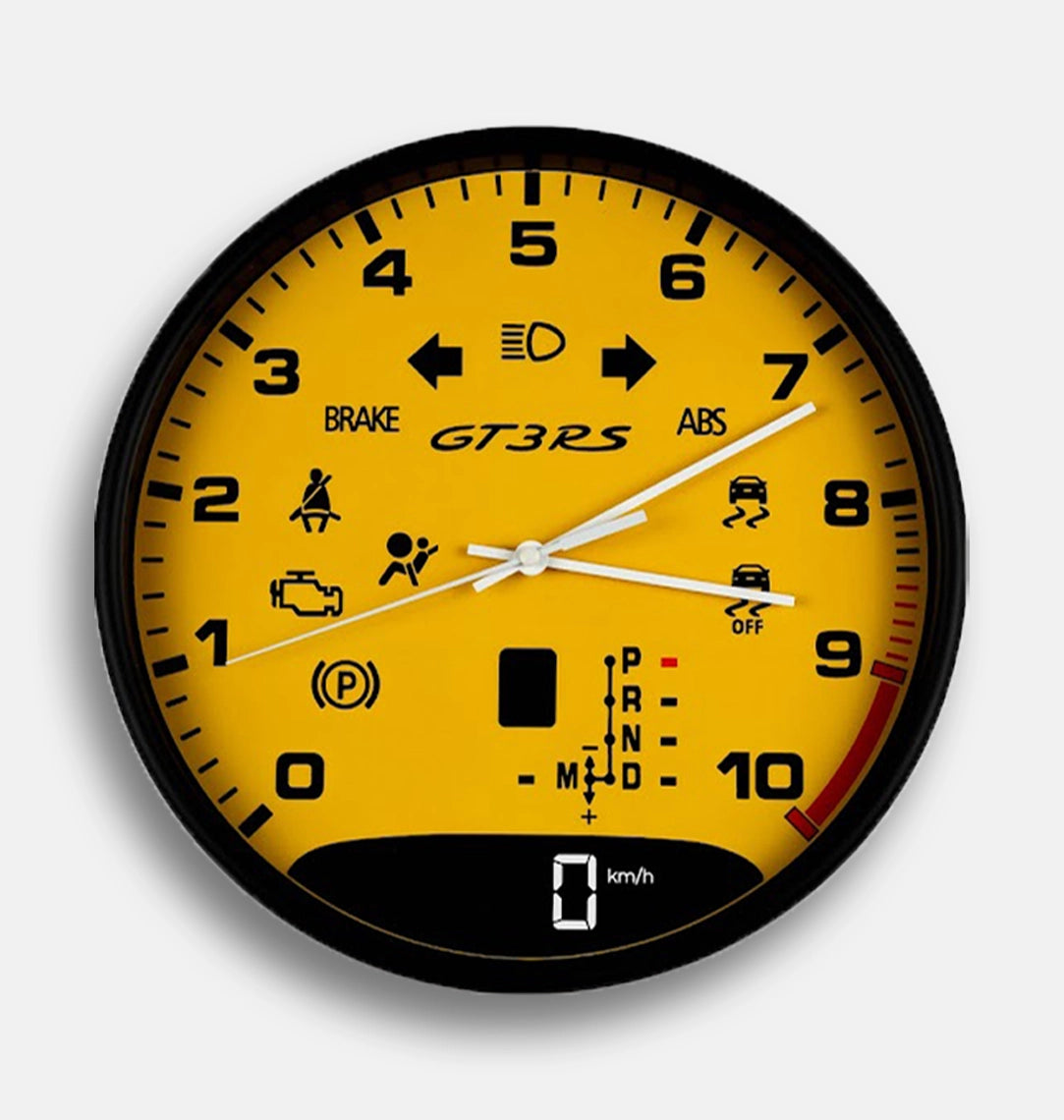 Zegar licznik GT3RS żółty